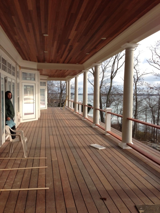 Wood ceiling and deck - Gloucester MA